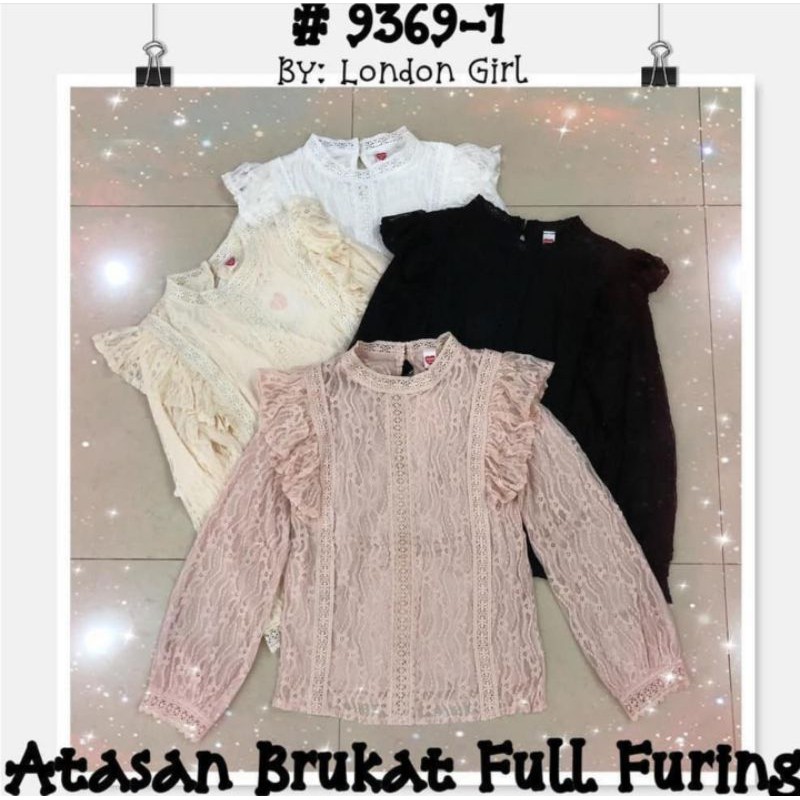 atasan brukat import by london girl