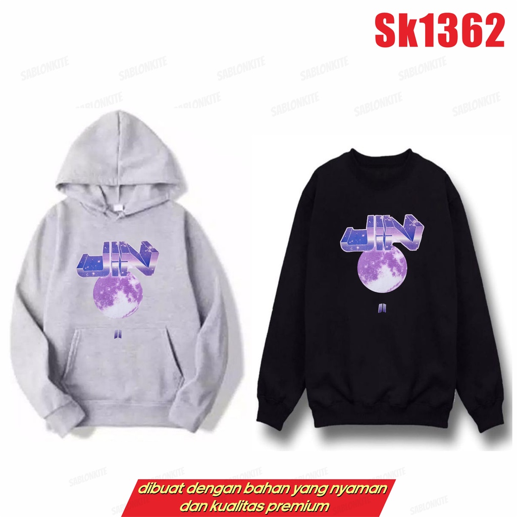 MURAH!!! SWEATER HOODIE KPOP SEOKJIN JIN LA PTD SK1362 UNISEX