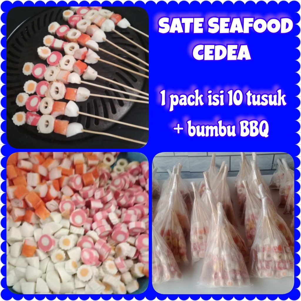 

SATE SEAFOOD ISI 10 TUSUK