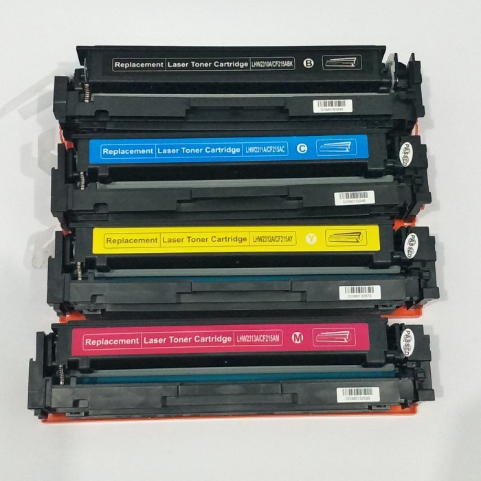 Toner Cartridge Compatible 215A W2310A W2311A W2312A W2313A M155 M182 M183 M155a M155nw M182nw M183fw PLUS CHIP