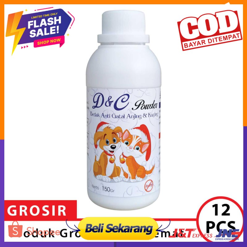 Bedak Anti Gatal Anjing Kucing 150Gr