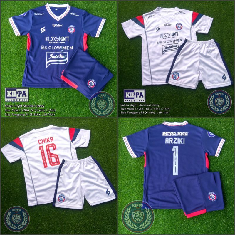 Setelan Jersey Anak Arema 2022