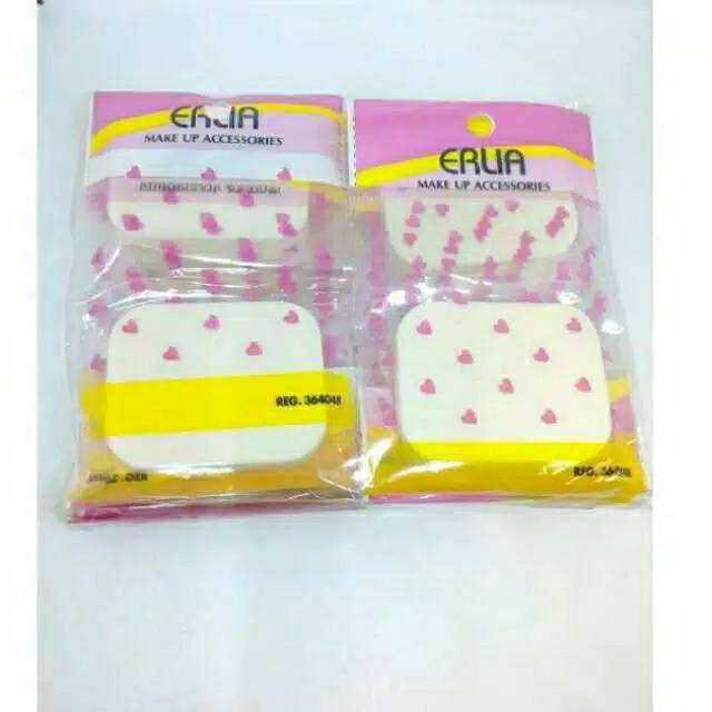 spons bedak make up erlia 12 pcs