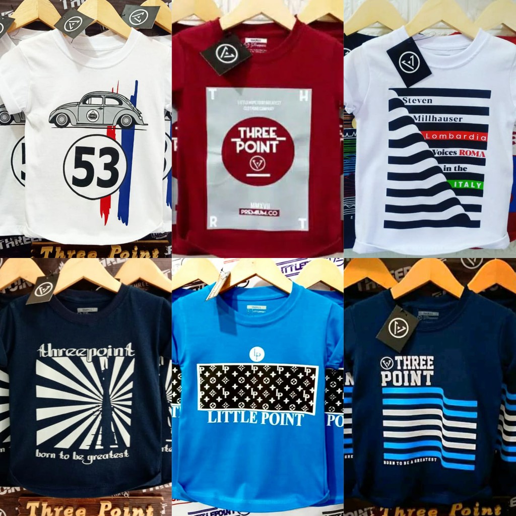  DISTRO  KAOS  ANAK  TERKECE THREEPOINT Shopee  Indonesia