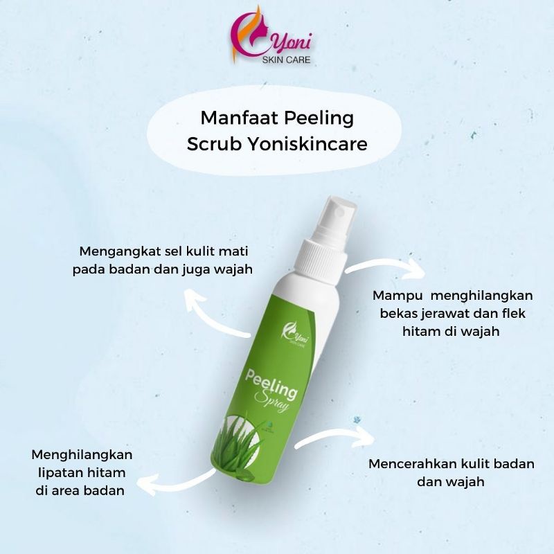 Yoni Peeling Spray | Peeling Badan | Penghilang Daki