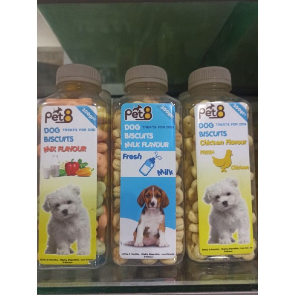 snack anjing pet8 cemilan anjing