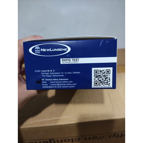 Swab Antigen New Lungene Nasal Isi 25 Pcs Alat test covid Kemenkes Original