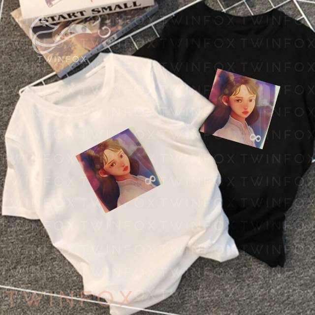 Kaos Kpop Unisex IU Eight Photo