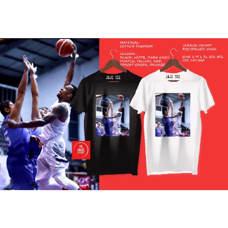 KAOS BASKET JARRON CRUMP POSTERIZED DUNK JAJE TEE
