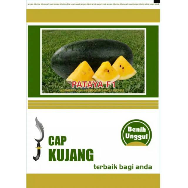 Benih semangka pataya f1 20 gr cap kujang