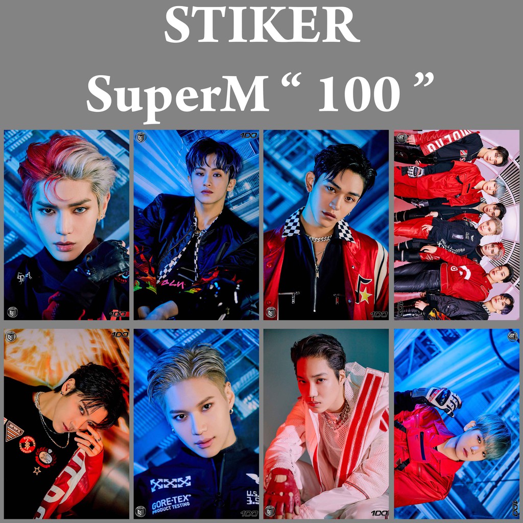  READY STOCK Stiker  SuperM 100 Kpop  Murah Shopee Indonesia