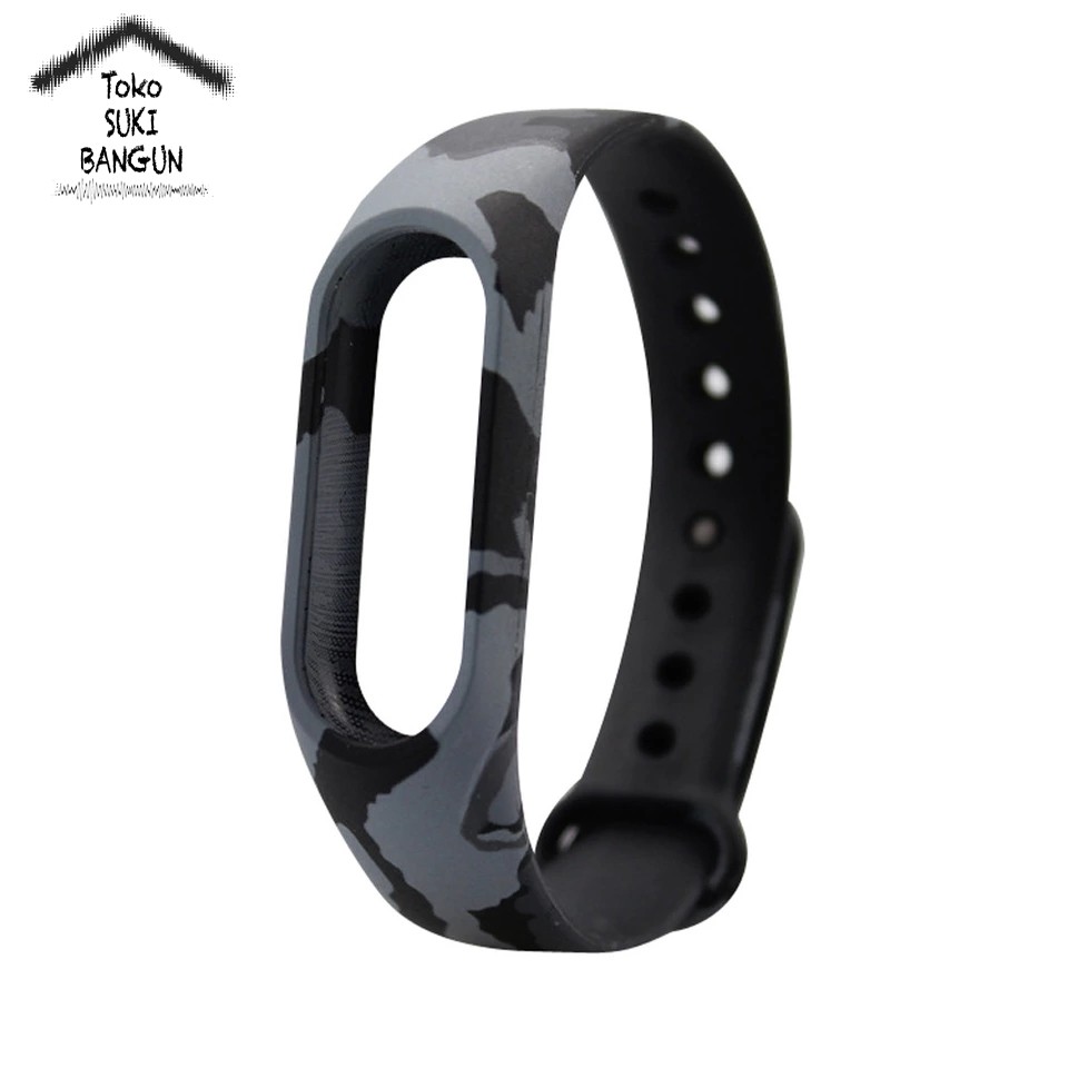 TALI JAM Xiaomi Mi Band 2 Silicone Rubber PRINTED Watch Strap Band