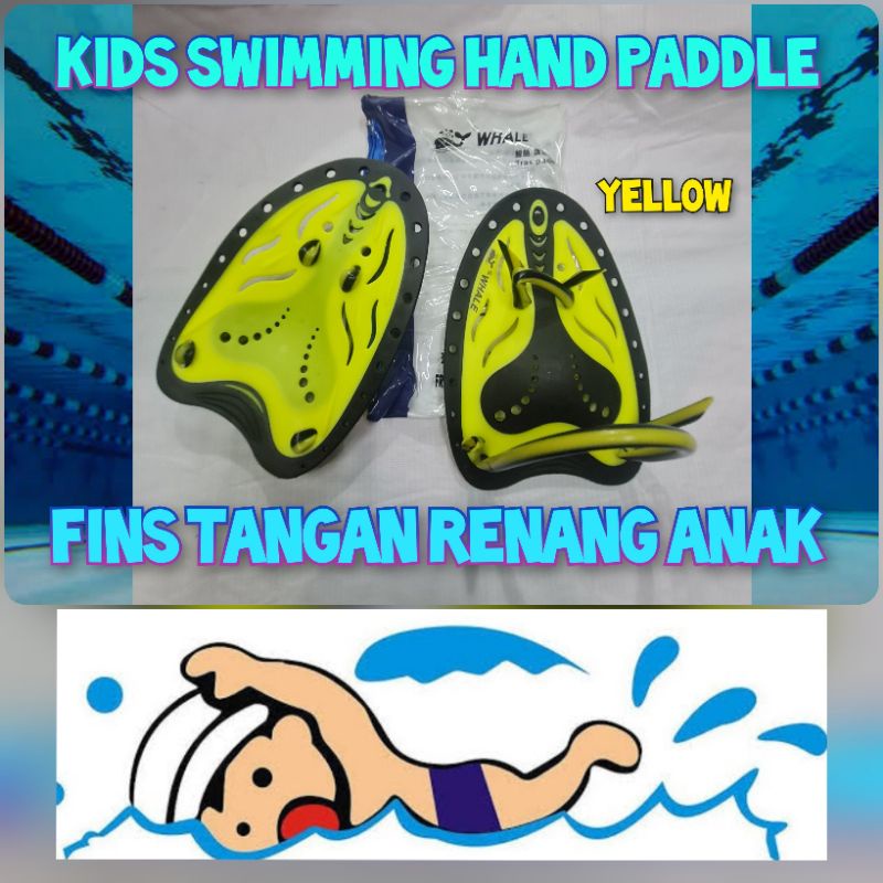 SMALL SIZE KECIL HAND PADDLE RENANG ANAK SPEEDO KIDS HAND FINS TANGAN SWIMMING FIN