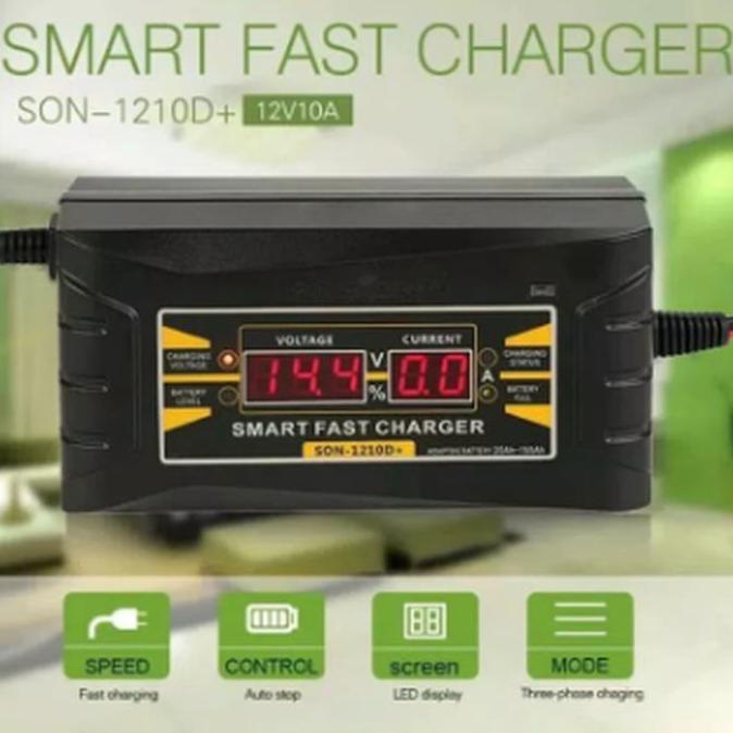 Diskon Smart Fast Charger Accu Souer 12v SON 1206D Cas Aki 1206 D Mobil Motor - 1210D Promo Awal