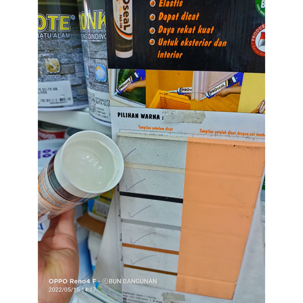 Sealant Silen Proseal merk Propan / sealant WHITE/ silen WHITE PUTIH