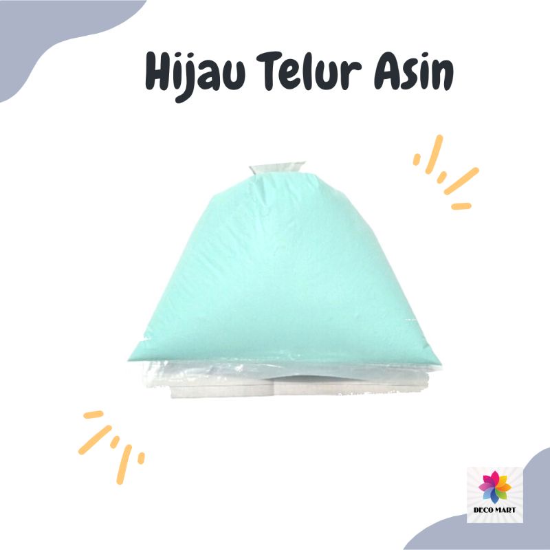 Cat Tembok Interior kiloan warna hijau telur Asin