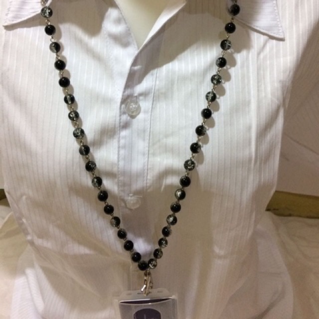 

Kalung Id card batu kaca