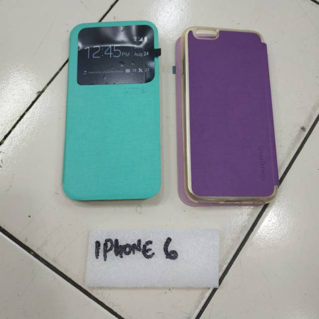 Flip case iPhon 6 6G 6S 4.7 flipcase book cover sarung buku buka tutup flipshell