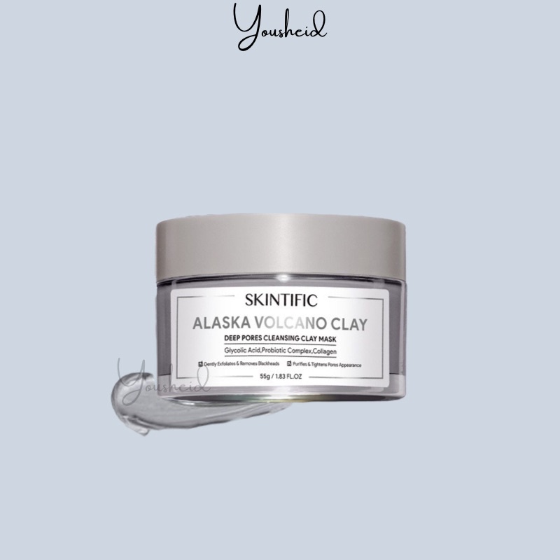 Skintific Alaska Volcano Clay Deep Pores Cleansing Clay Mask