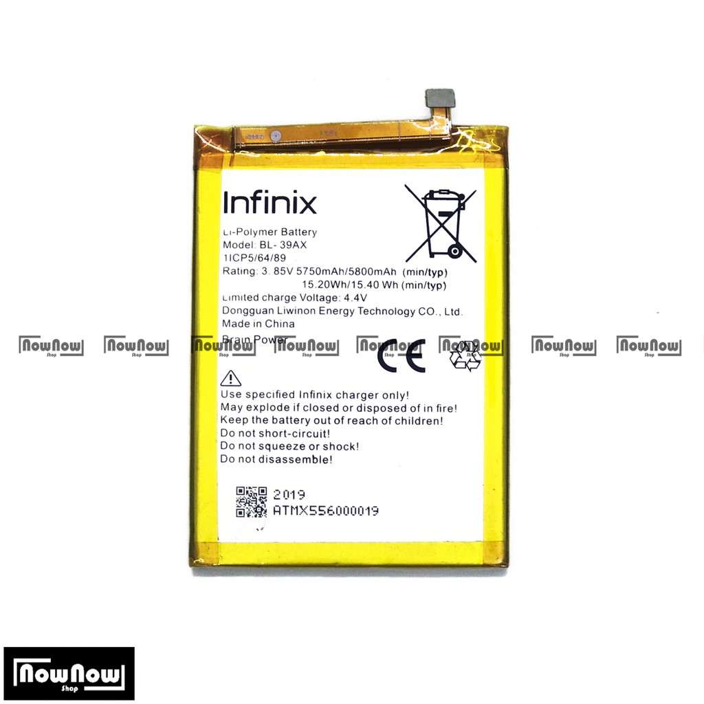 Baterai Infinix Hot 4 X557 BL-39AX Original Batre Batrai Battery HP BL39AX