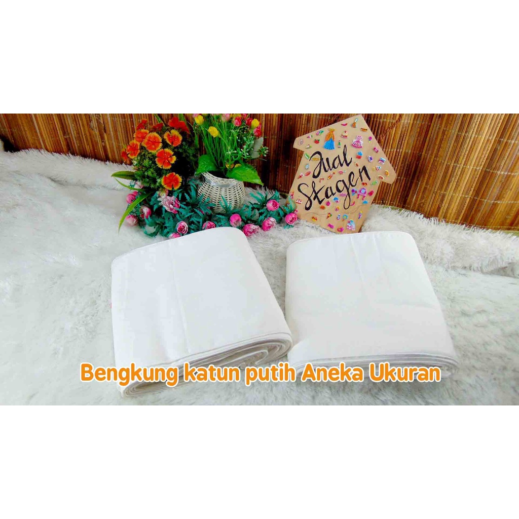 BENGKUNG ANDIEN BELLY BINDING PUTIH POLOS Aneka Ukuran