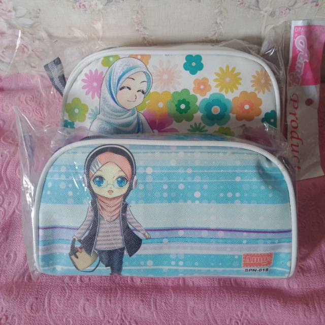 

Tempat pensil bahan kain resleting