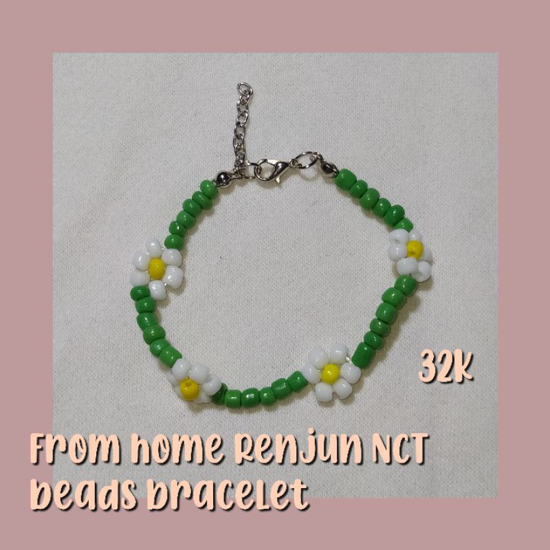 Renjun NCT From home beads bracelet