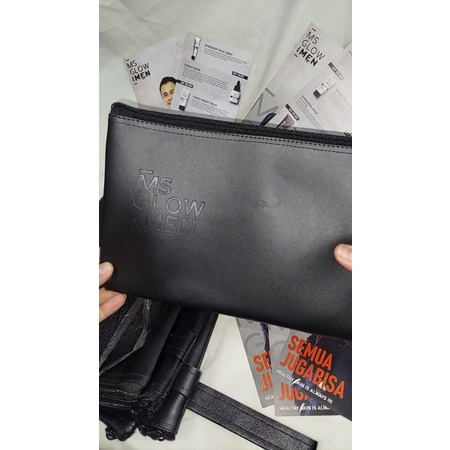 Pouch Hand Bag Man Pouch Ms Glow Men Original 100% Tas Tangan Serbaguna