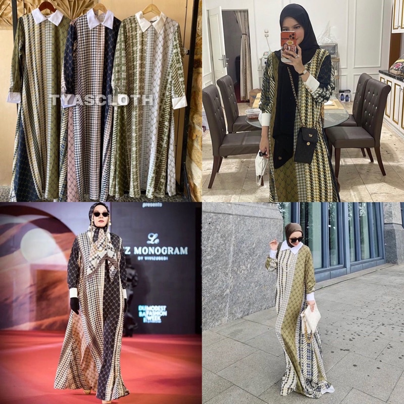 READY‼️ RUMAISHA MAXI DRESS BY VIVIZUBEDI