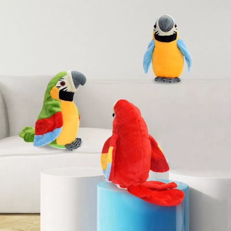Talking Bird Kakatua Boneka BURUNG BEO  KAKAK TUA  Bisa Bicara Dan Bergerak