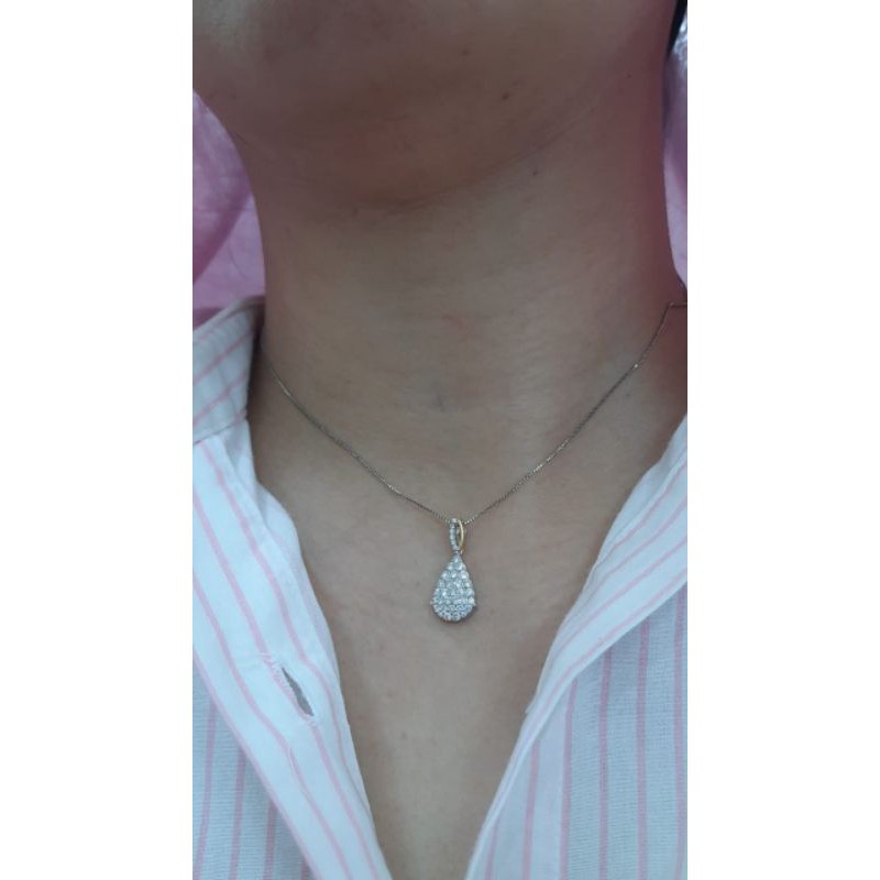 set berlian Eropa model Sabrina setting