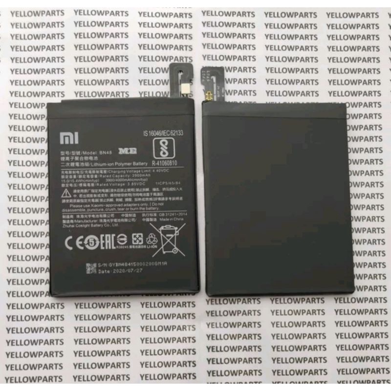 BAT BATTERY BATERAI BATRE XIAOMI NOTE 6 PRO BN48 ORIGINAL