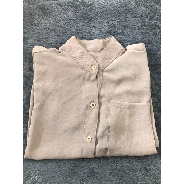 KEMEJA WANITA CRINKLE / KEMEJA POLOS - TERBARU