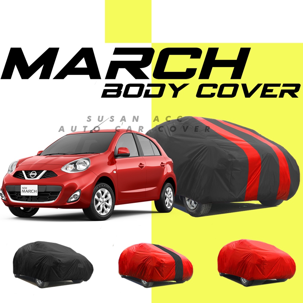 Body Cover Mobil March Sarung Mobil Nissan March/brio/brio rs/brio satya/brio lama/all new brio/agya/ayla/avanza xenia