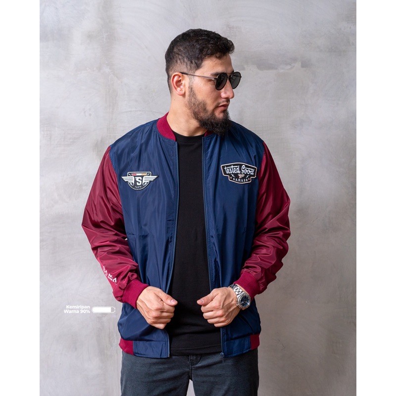 Samase Jaket A004P-2 Bomber jaket motor