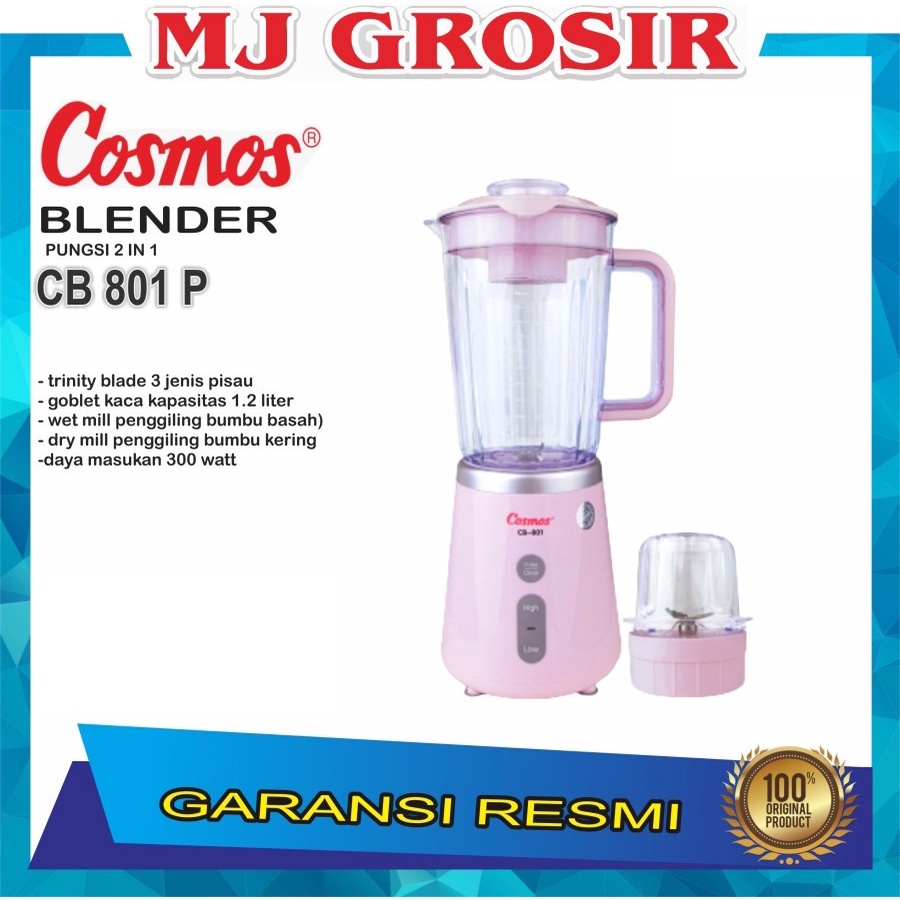 BLENDER COSMOS CB 801 P CB801P BLASTER BLENDER MULTIFUNGSI