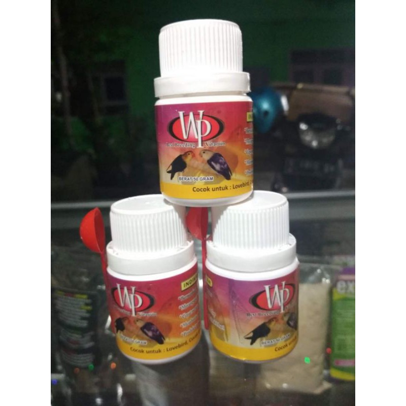 Vit WP Vitamin Ternak Segala Burung Murai Batu LB Kenari dll