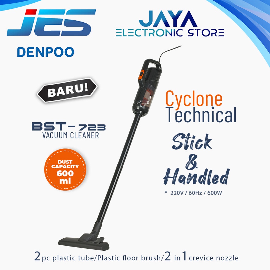 DENPOO BST 723 HANDHELD VACUM CLEANER PENGHISAP DEBU SOFA 14KPA