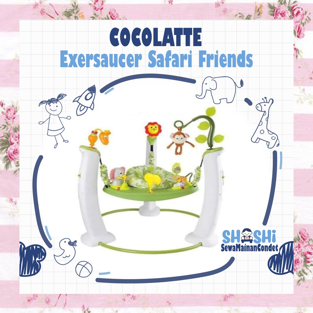 Sewa  Cocolatte Exersaucer Safari Friends