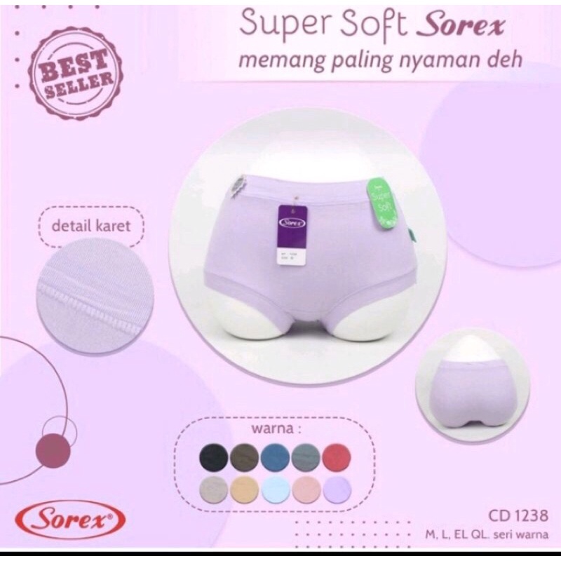 Sorex Cd Basic Super Soft 1238 Karet Lebar