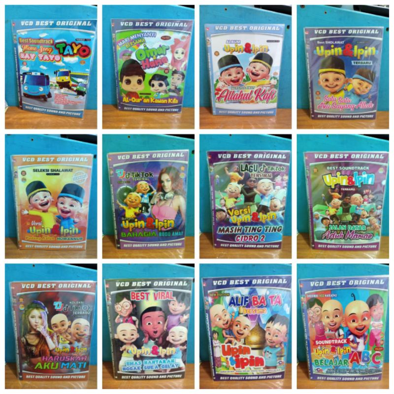 VCD LAGU ANAK TAYO, OMAR& HANA, UPIN&IPIN