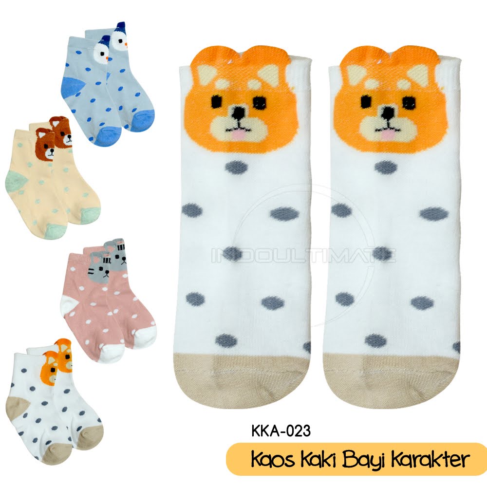 KIDS SOCKS 1Pcs Kaos Kaki Bayi Baby Socks KKA-023 [ 4 - 6 Thn ] Kaos Kaki Anak Kaos Kaki Balita Motif Random Alas Kaki Pelindung Kaki Kid Sock Anak Permpuan Anak Laki-Laki Foot Cover Kaus Kaki Kaos Kaki Sekolah