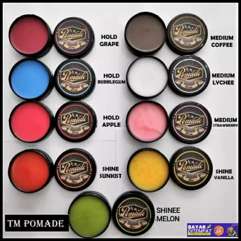 MINYAK RAMBUT TM POMADE OILBASED ASLI SUKABUMI / TM POMADE OILBASED