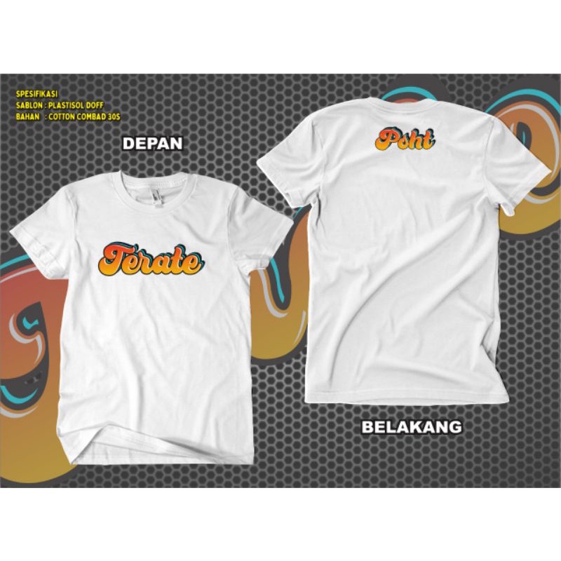 KAOS PSHT SIMPLE KAOS PSHT TERBARU KAOS PSHT KAOS TERATE