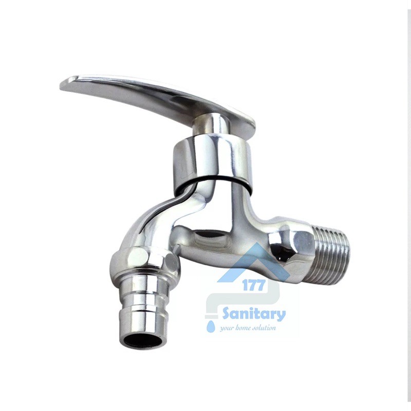 Kran Taman Kuningan Engkol 18005- Keran Air Tembok Murah Kran Kamar Mandi Mumer brass /G86a