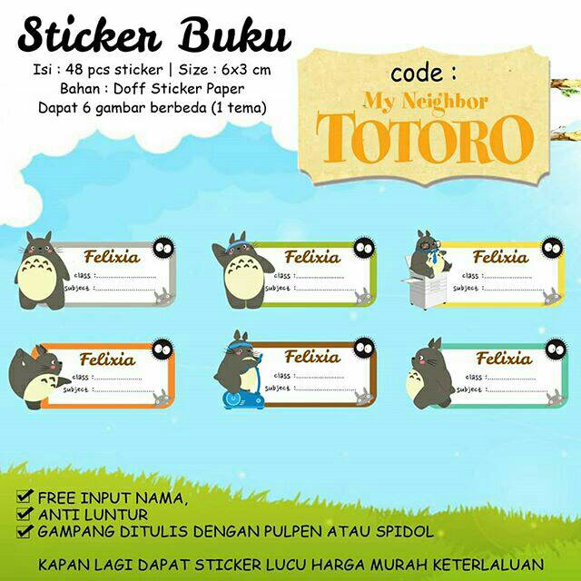 

LABEL BUKU PELAJARAN