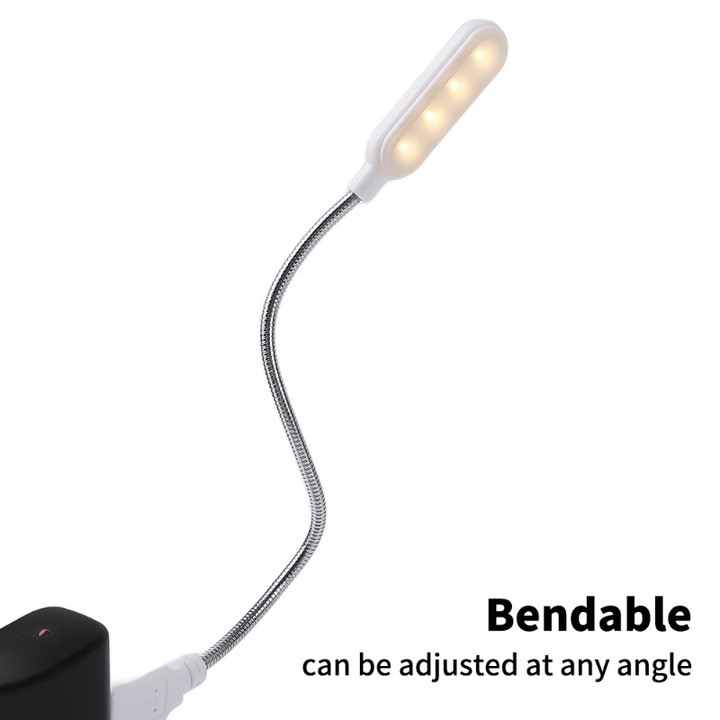 Lampu Baca / Meja Mini USB Lipat Portable Power Socket Untuk Dekorasi PC / Keyboard