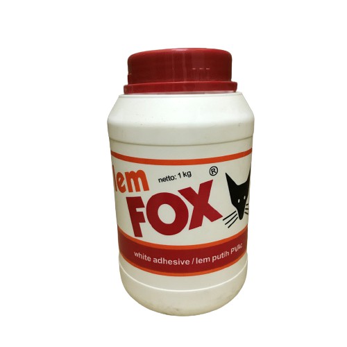 

LEM PUTIH FOX 1KG 1000GR ADHESIVE GLUE KAYU KERTAS SERBAGUNA UNTUK SLIME LEM ANAK LUSIN ECER GROSIR