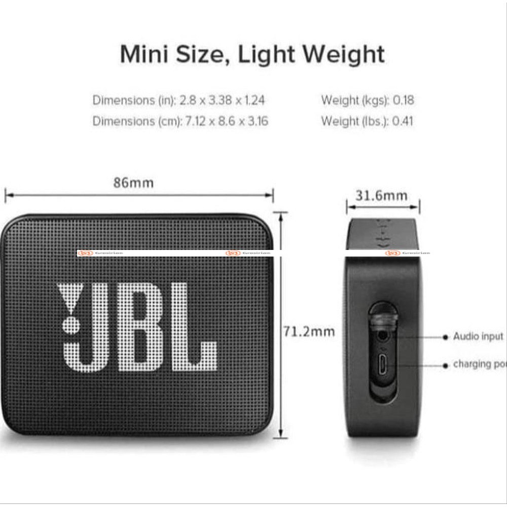JBL GO 2 PORTABEL BLUETOOTH SPEAKER MINI ORIGINAL