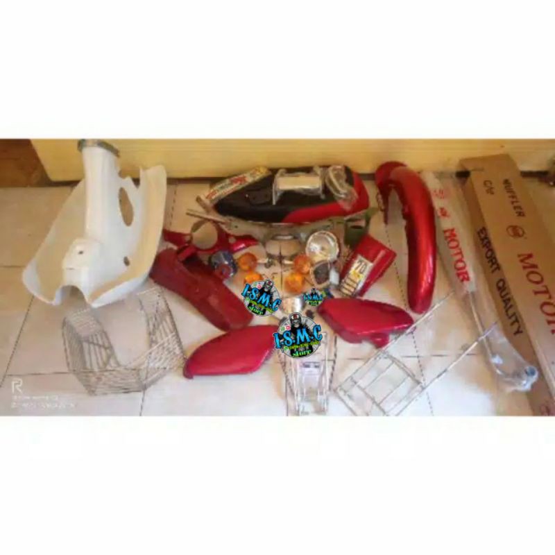 paket body Honda c70 set terlengkap - paket hemat body Honda c70 full set terlengkap
